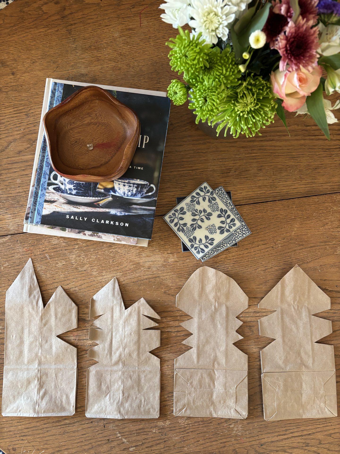 Paper Bag Snowflake Pattern
